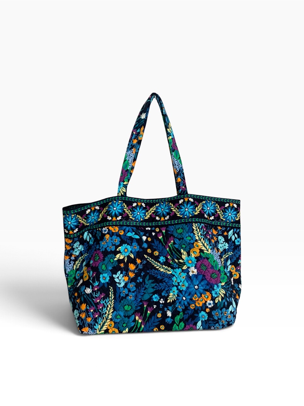 Vera Bradley Grand Tote in Midnight Blue NWOT